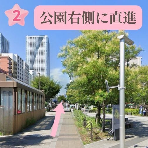 勝どき駅A4出口からの行き方
